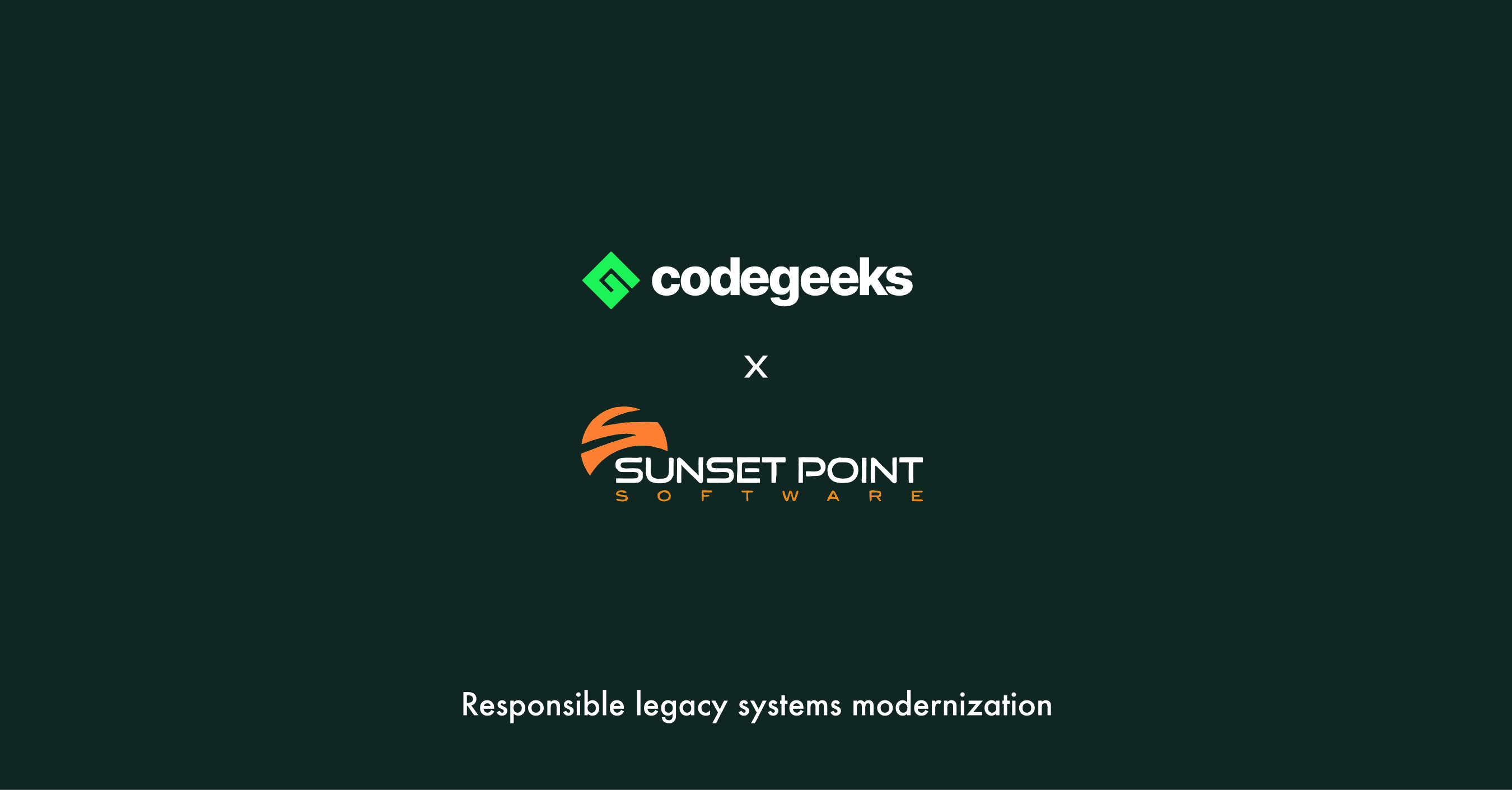 CodeGeeks Solutions Partners with Sunset Point Software on Legacy System Decommissioning